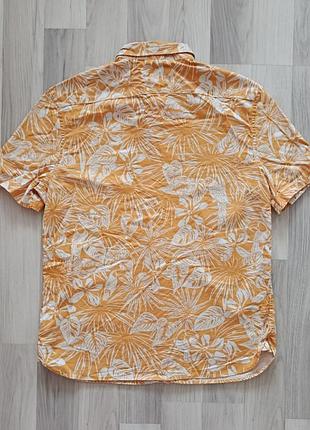 Клевая мужская рубашка m&amp;s m 100% cotton 7