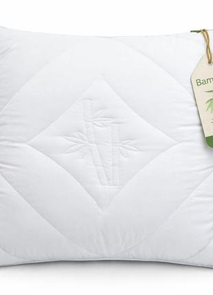 Подушка бамбук bamboo 70х70 см ideia бамбуковая антиаллергическая мягкая с молнией для сна