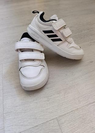 Кросівки білі adidas.