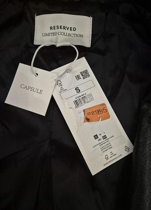 Продам кожаные куртку черную 3