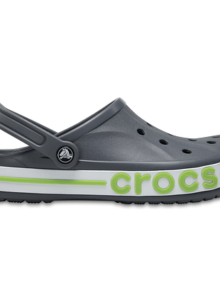 Crocs bayaband charcoal оригінальні, крокси баябенд сірі чоловічі жіночі жіночі оригінал + коробка m12/w14