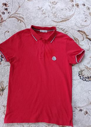 Moncler футболка поло m-l стан нової речі