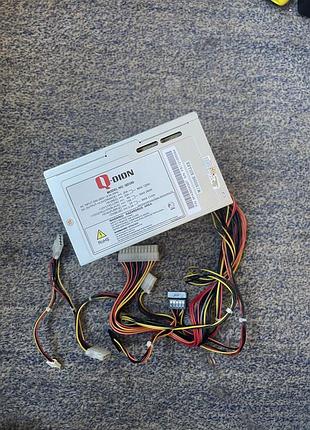 Блок живлення q-dion qd350 350w — робочий, виробництво fsp