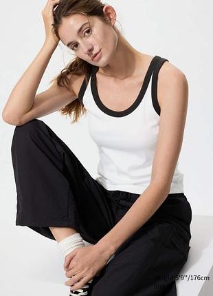 Майка (м’яка, ребриста) uniqlo в розмірі л
