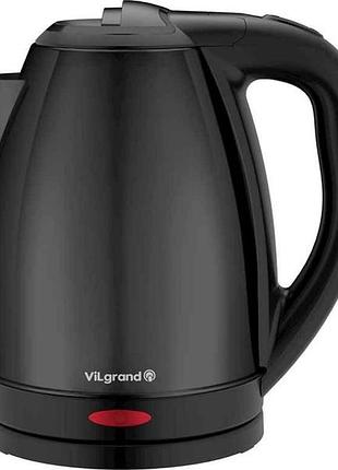 Электрочайник 1800вт 2л нерж. vs2060_black тм vilgrand