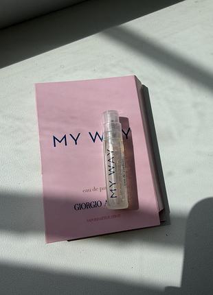 Пробник giorgio armani my way eau de parfum, новий