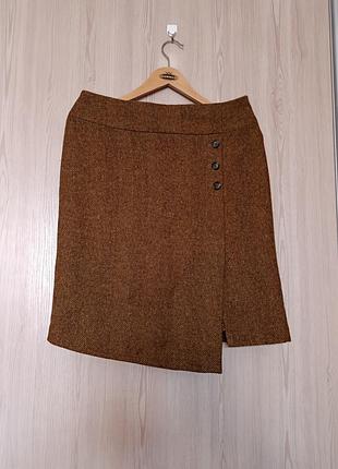 Вовняна спідниця laura ashley