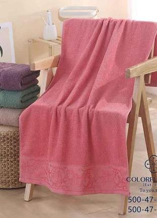 Полотенце 48*90 в ассортименте махра арт.500-47в тм colorfulhome