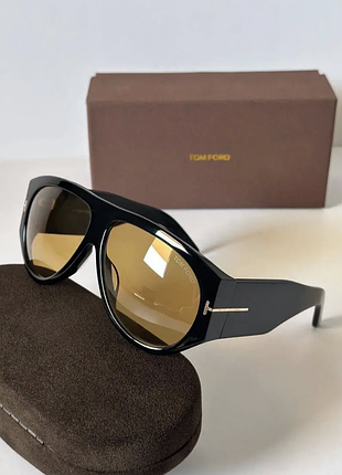 Женские солнцезащитные очки tom ford bronson tf1044 коричневые авиаторы том форд