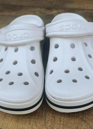 Сабо crocs bayaband clog білі 6