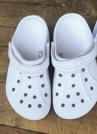 Сабо crocs bayaband clog білі 7