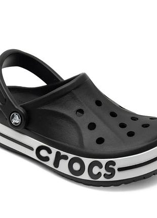 Сабо crocs bayaband clog черные 2