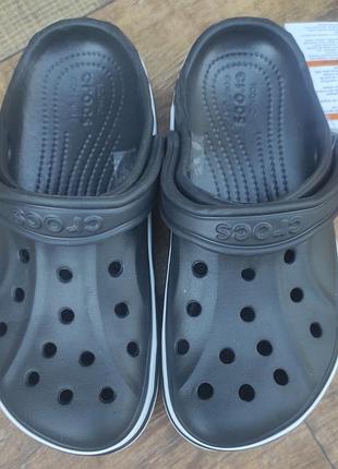 Сабо crocs bayaband clog черные 6