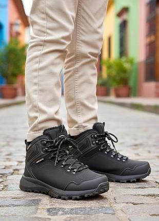 Мужские зимние термоботинки для подростка american club waterproof 147/24 р.42,44