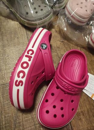 Детские crocs kids' bayaband raspberry 4