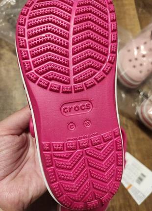 Детские crocs kids' bayaband raspberry 5