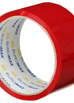 Клейкая лента пак. 48мм x 35м, красная bm.7007-05 тм buromax