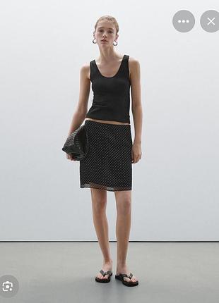 Спідниця в горохи massimo dutti