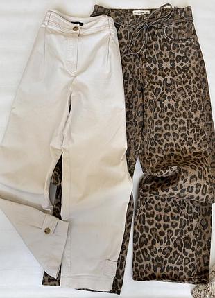 Штани брюки плотний хлопок massimo dutti. 2
