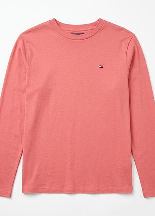 Помаранчевий лонгслів tommy hilfiger