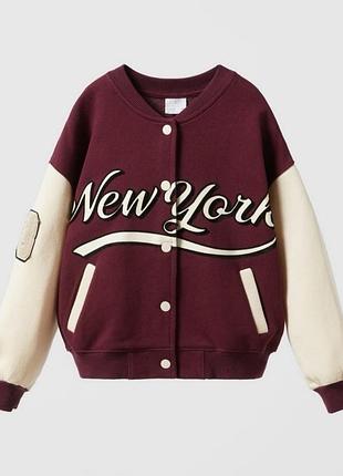 Теплий, стильний, супер зручний бомбер zara на дівчинку 8-10 років.