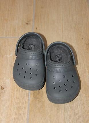 Утеплені сабо crocs 15,5см 3