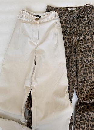 Штани брюки плотний хлопок massimo dutti. 10