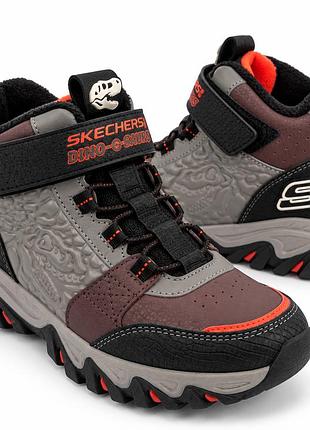Дитячі утеплені кросівки-черевики skechers skech-o-saurus оригінал р. 28.5 (устілка 18 см)