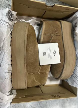 Оригінал ugg classic ultra mini platform chestnut (37 р / 23 см) — ідеальні 4