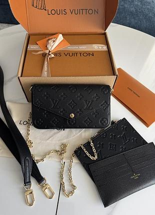 Louis vuitton felicie pochette black
