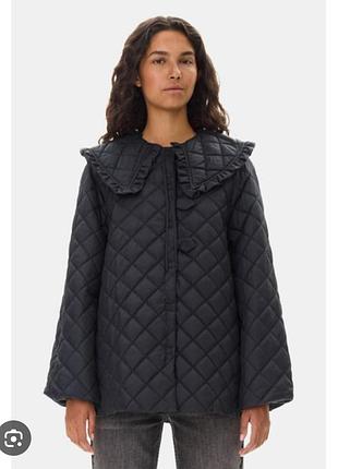 Женская стеганая демисезонная куртка оверсайз h&amp;m