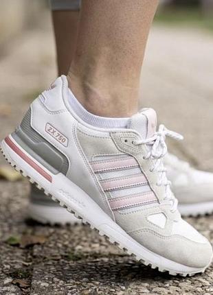 Жіночі кросівки adidas zx 700 hd (оригінал) - ніжно-рожеві, розмір 38