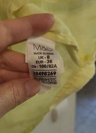 Сорочка 100 % льон marks spencer 2