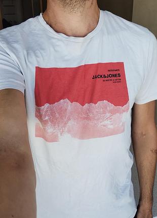 Замечательная мужская футболка jack &amp; jones l