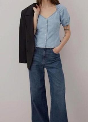 Стильна джинсова блуза levi's marta raglan розмір  l.
