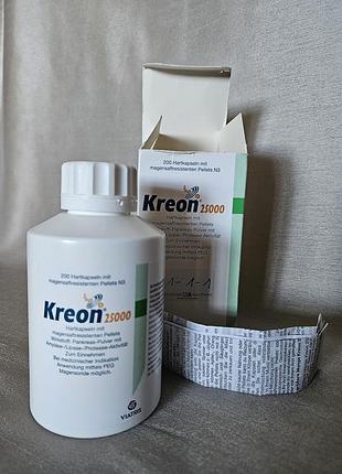 Креон 25000 немецкий оригинал (kreon viatris), 200 капсул