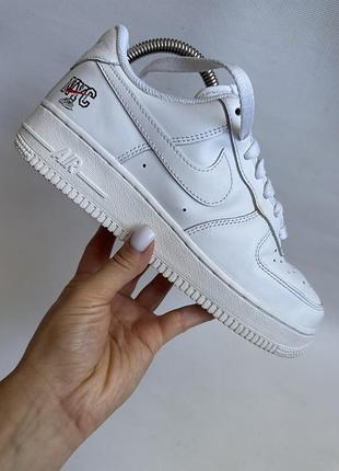 Шкіряні кросівки nike air force 6