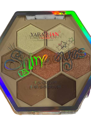 Набор теней для век yabaolian "eyeshadow powder" тон 02