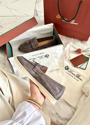 Лофери loro piana premium dark grey 📦 5