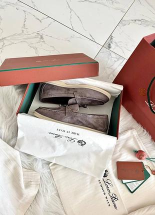 Лофери loro piana premium dark grey 📦 3