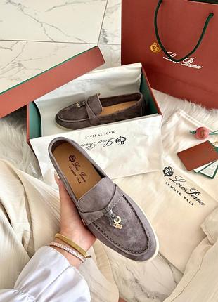 Лофери loro piana premium dark grey 📦 9