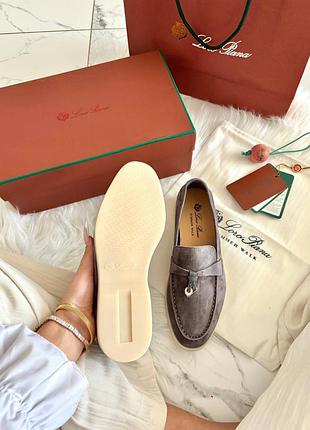 Лофери loro piana premium dark grey 📦 10
