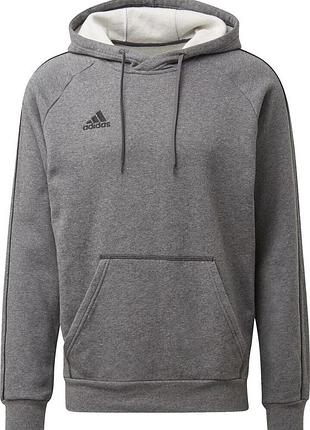 Оригінальне худі adidas core 18 розмір s-m (сірий меланж, арт. cv3327)