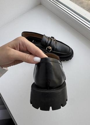 Лофери чорні zara 5