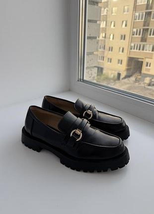 Лофери чорні zara 2