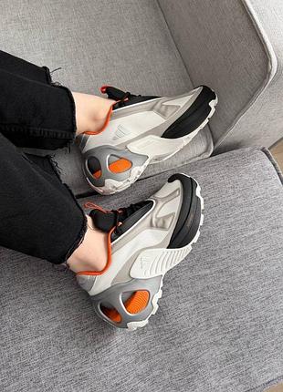 Adidas edge runner white black orange 5