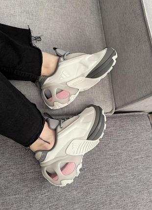 Adidas edge runner grey pink 10