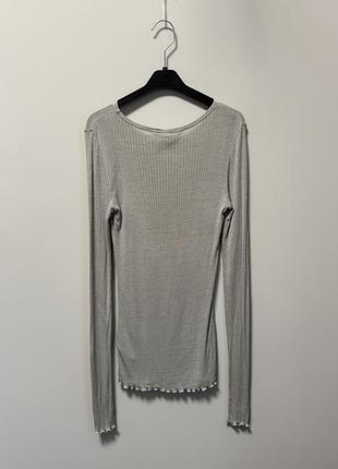 Шелковый лонгслив h&m premium 2