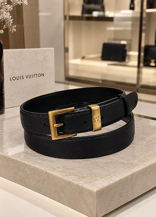Ремінь шкіряний чорний
