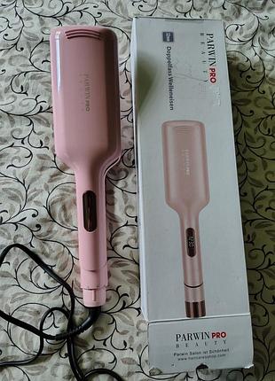 Плойка для завивки волос с двойным барабаном 32 мм parwin pro beauty
